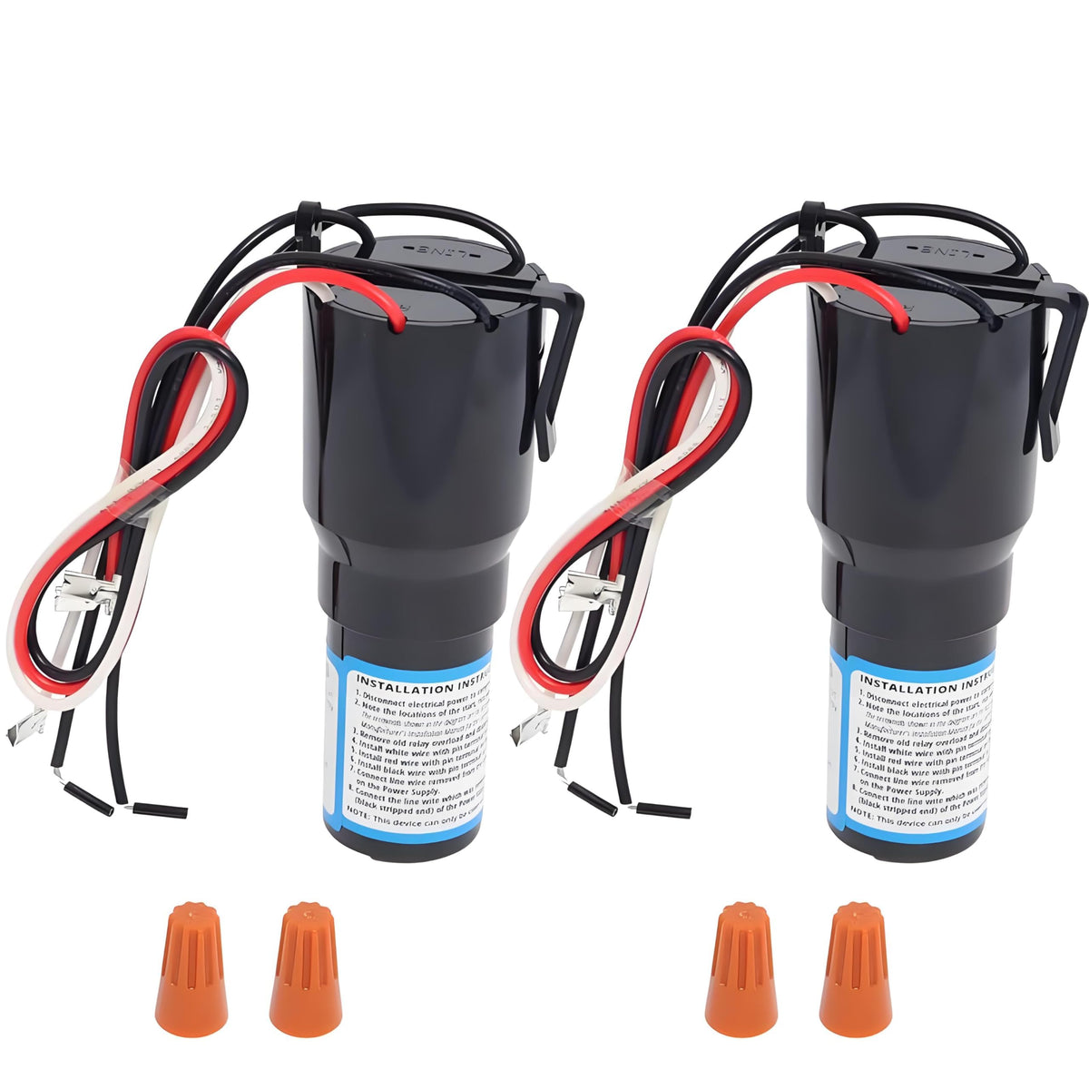 RCO810 3-in-1 Hard Start Kit Compatible with Supco, 2 Pack