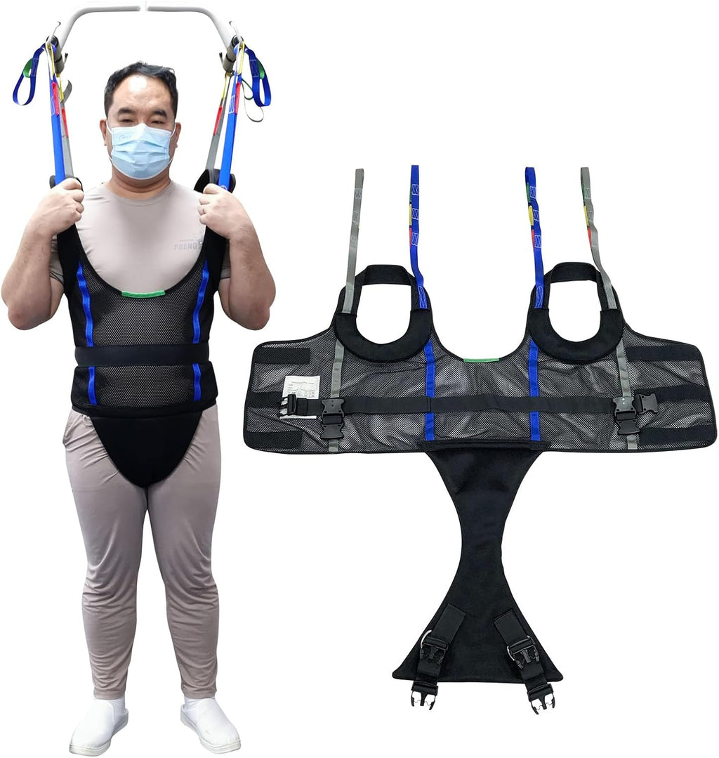 Patient Lift Sling Medical Transfer Sling for Patient Walking Training, Working Aids for Ambulation Support Training