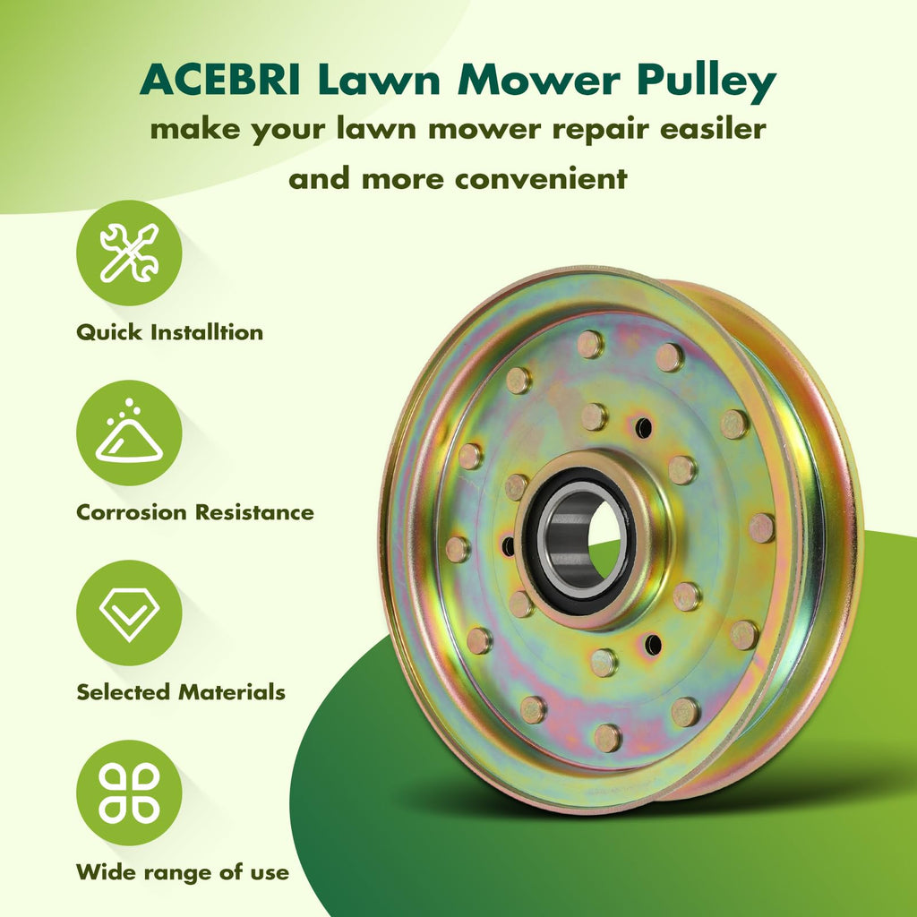 ACEBRI Lawn Mower Spindle Pulley Fits for Wright 71460098