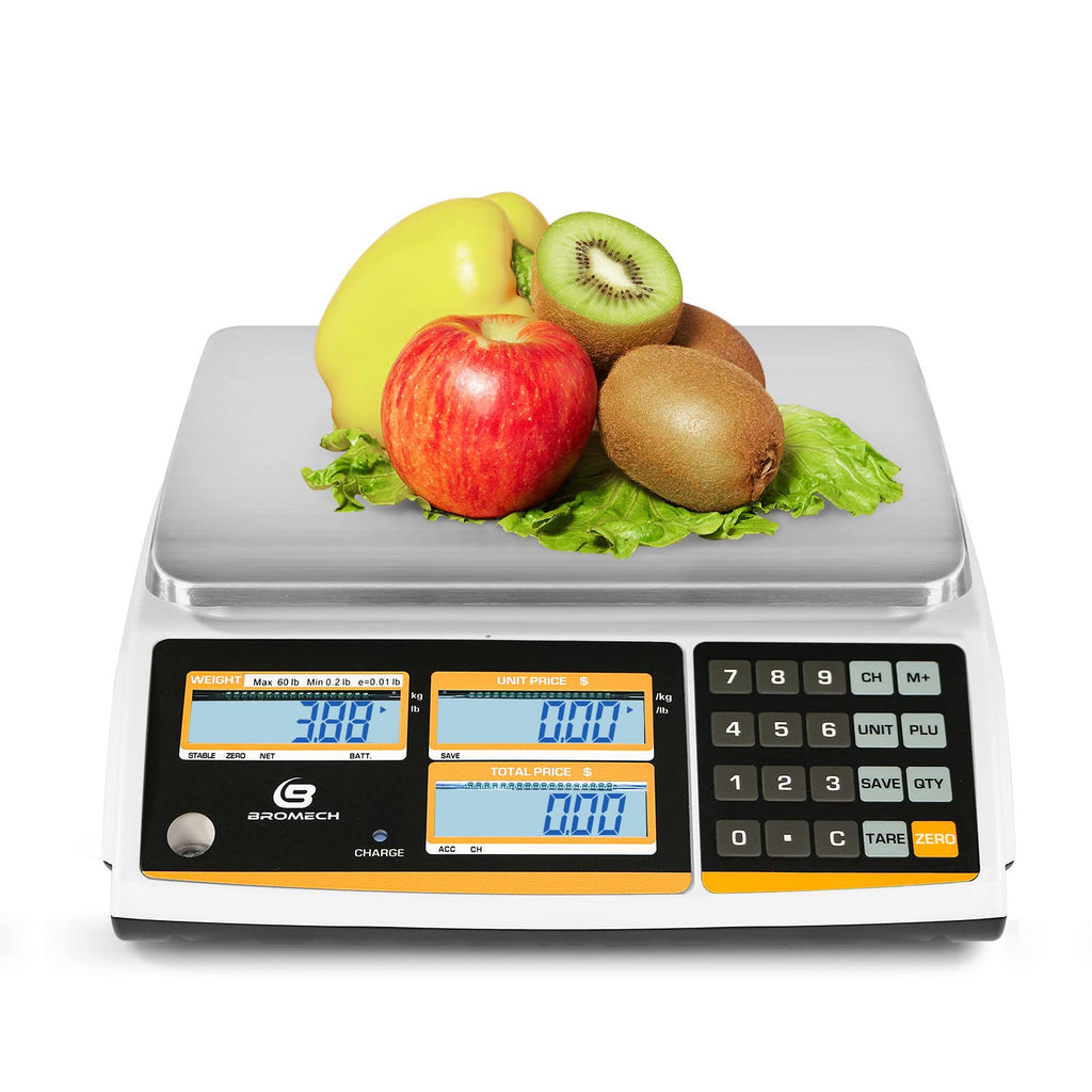 NTEP Certified Scale Price Computing, 60lb Capacity, COC #21-001