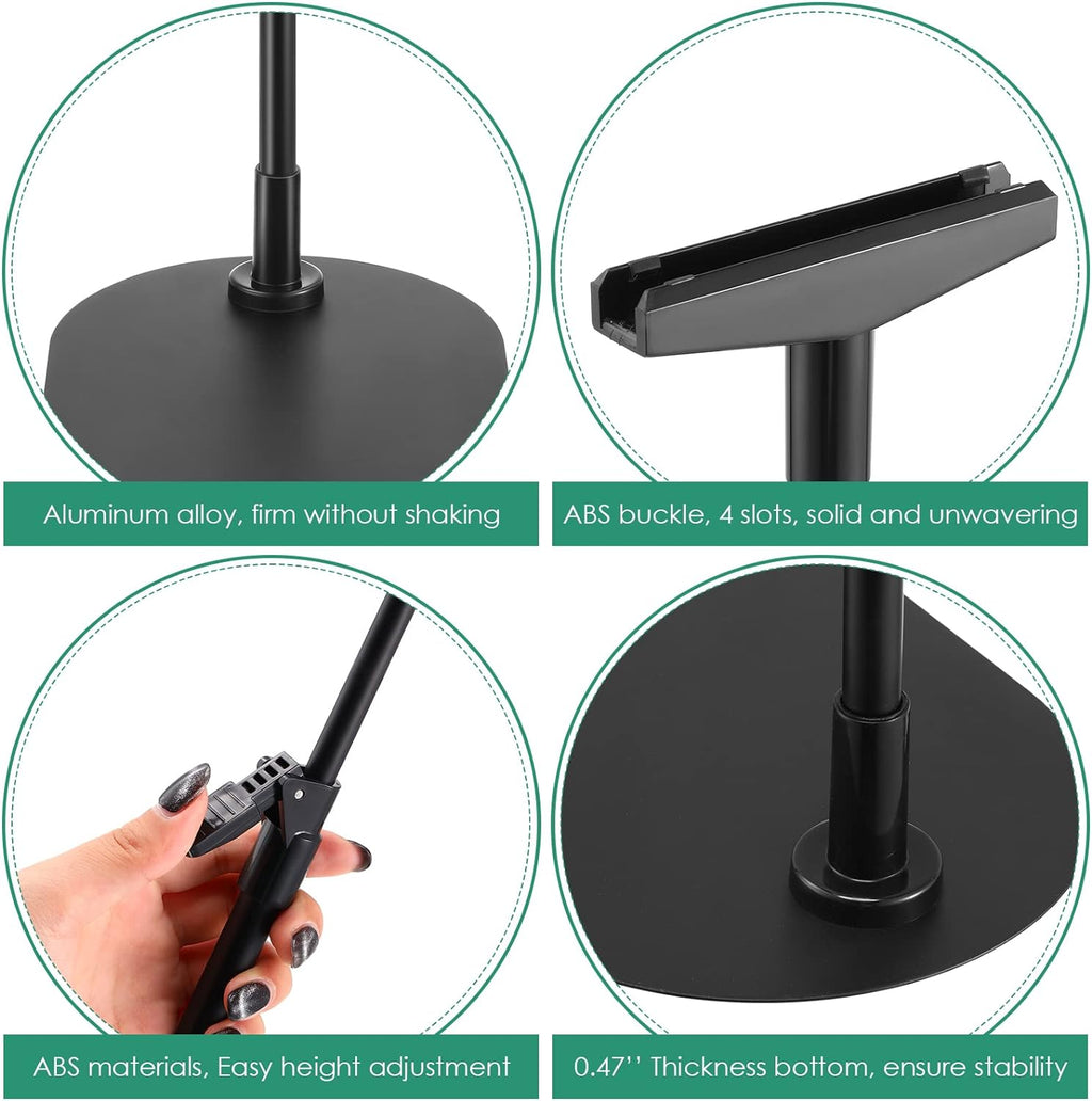 12 Pack Adjustable Poster Stand Holder Floor Standing Display Sign Holder for Advertising Business Menu Stand
