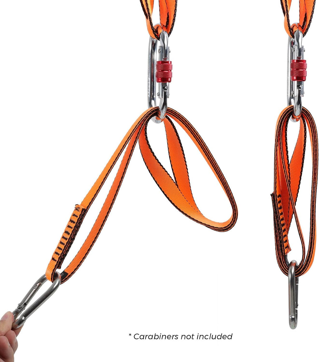 18MM Nylon Climbing Sling Runner 23KN CE2008/EN566 Strong Webbing Straps | Suitable for Rock Climbing,Mountaineering