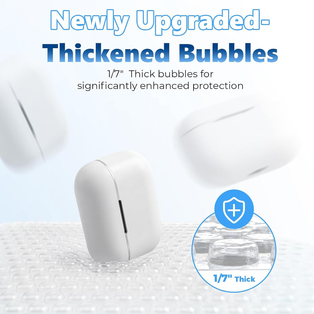 Bubble Mailers True 10.5x15" Usable Size Padded Envelopes 25 Pack | 50% Thicker 1/7" Bubble 10.5x16" Self Seal