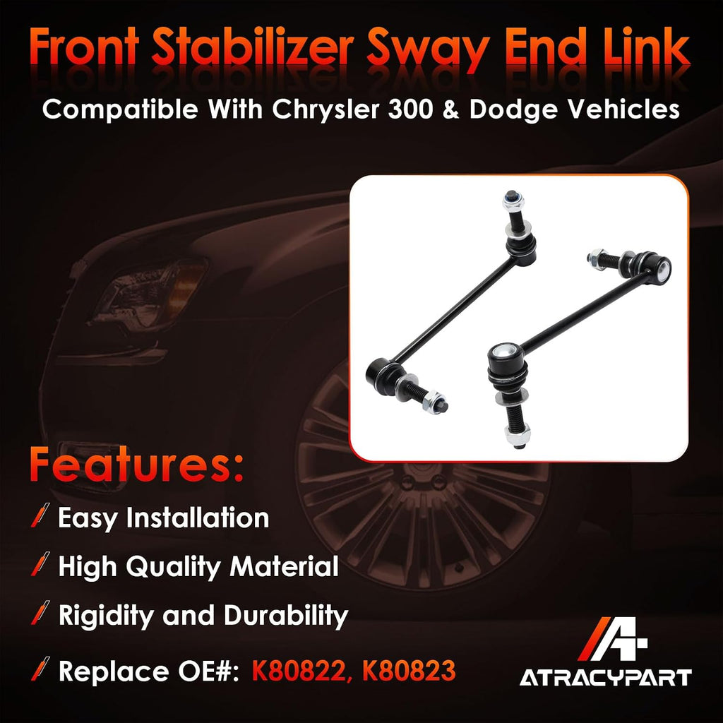 Sway Bar Links Front, Fit For 05-19 Chrysler 300, Dodge 06-19 Charger