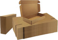 12x6x2 inch Shipping Boxes Bulk 25 Pack, Brown Corrugated Cardboard Mailers