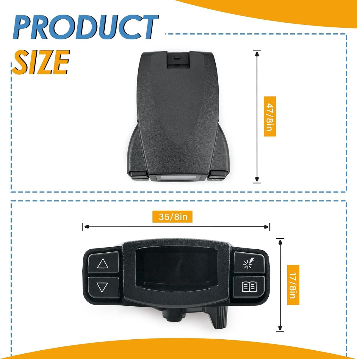 90195 Electric Proportional Trailer Brake Controller is Designed to Seamlessly Fit Silverado, Ram, Tacoma, F150