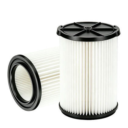 VF4000 Standard Filters for Ridgid 5-20 Gallon Wet/Dry Shop Vac, 2 Pack