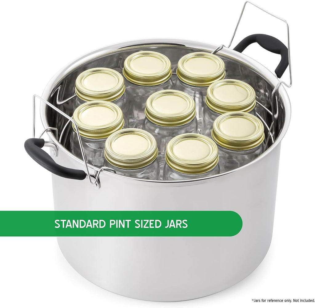 Prep•N•Cook by McSunley 21.5Qt Induction Stainless Steel Water Bath Canner