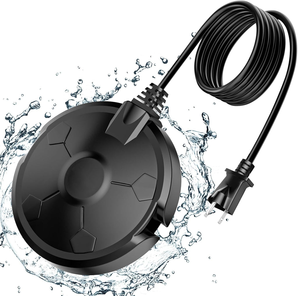 Bird Bath Heater for Outdoors in Winter, 120W Birdbath Heater, Black