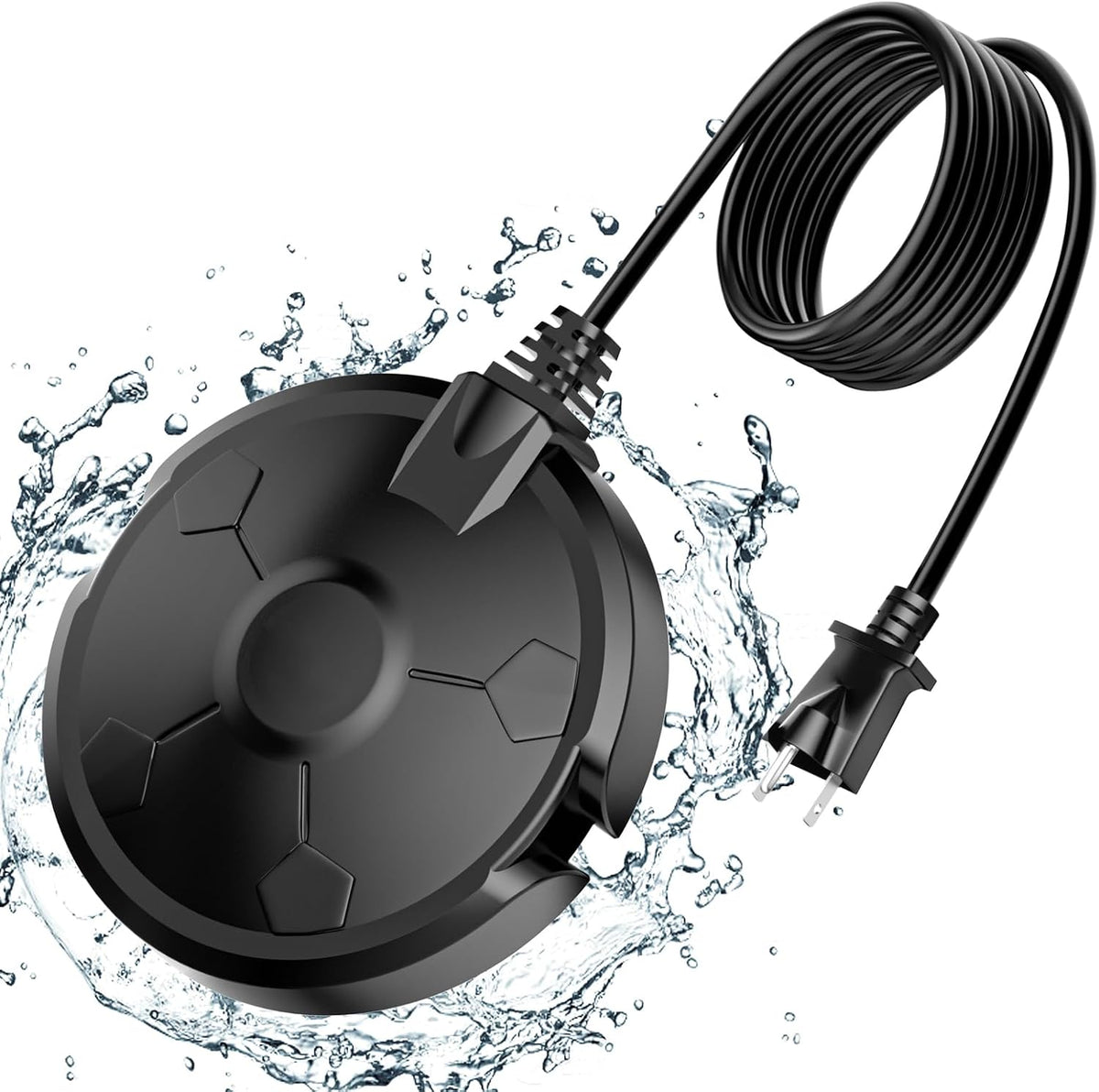 Bird Bath Heater for Outdoors in Winter, 120W Birdbath Heater, Black