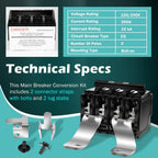 #MBK200 200 Amp 2-Pole Main Breaker Conversion Kit, for EQ Load Centers