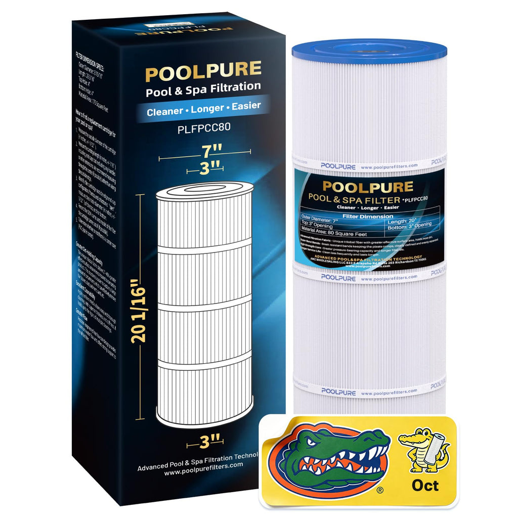 PLFPCC80 Pool Filter Replaces Pentair CCP320, Pleatco PCC80-PAK4
