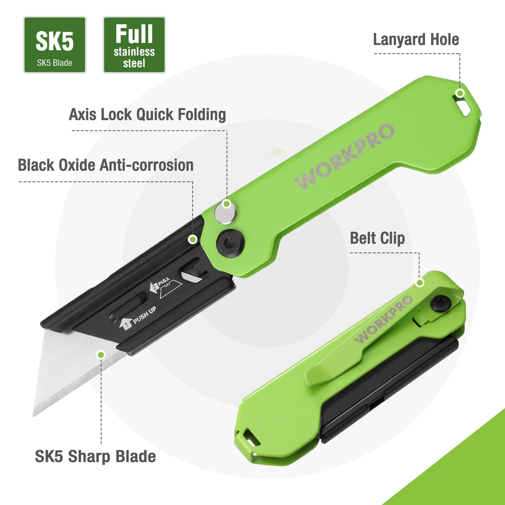 3-Pack Folding Utility Knife