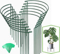 12 Pack Plant Support Stakes, 16 Inch Plant Stakes for Outdoor Plants, Peony Cages and Supports, Peony Cage with 15
