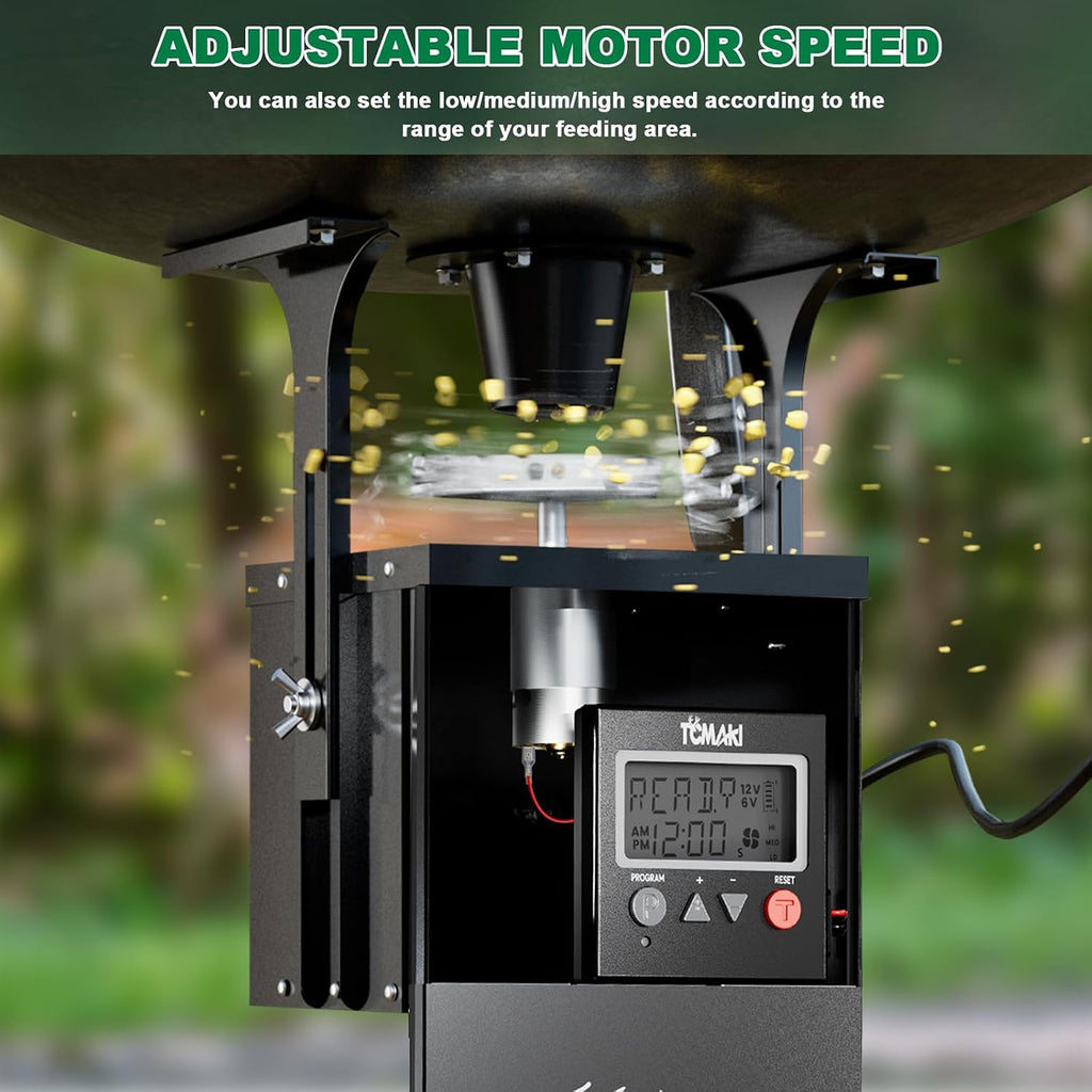 Game Feeder Digital Timer 6V/12V Kit for 8 Feed Time