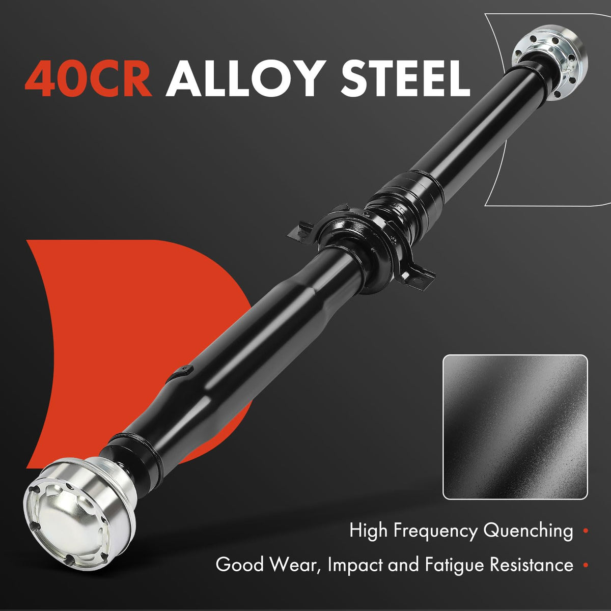 A-Premium 48.25" Rear Drive Shaft Driveshaft Assembly Compatible with Jeep
