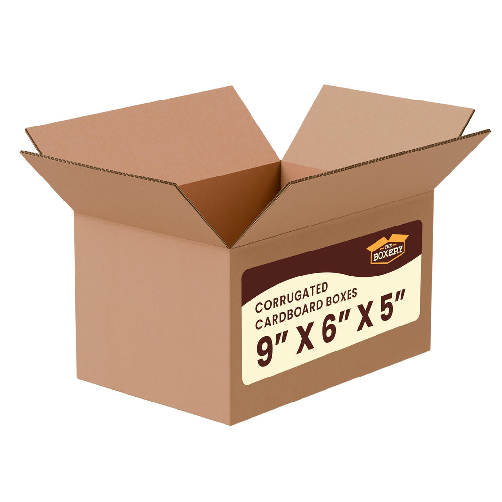 9"x6"x5" Corrugated Cardboard Boxes 25-Pack