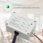 Enclosed Power Control Relay, Briidea 20 Amp SPDT Power Relay with 24 VAC/DC/120 VAC Coil, Compatible with HVAC, Temperature Controller Switches