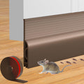 Door Draft Stopper for Bottom of Door, Adjustable Weather Stripping Door Seal for Cold Insulation, Under Door Sweep