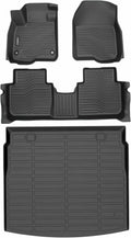 All Weather Floor Mats Upper Cargo Mat Fit for Honda CR-V 2023 2024 2025 2026(Include Hybrid) TPE Rubber Liners CRV