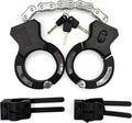 Monster Lock ML801 Heavy-Duty Chain Lock with Dual 3" Cuffs, 21" Long – Cut & Pry Resistant Security Chain for