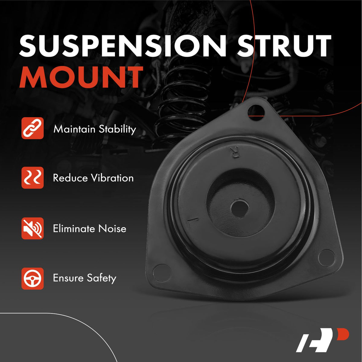 A-Premium 2-Pack Front Strut Mounts Compatible with Nissan, Infiniti
