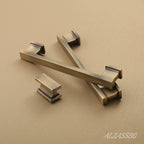 5" Brushed Antique Brass Cabinet Pulls 5 Pack, AL3061AB