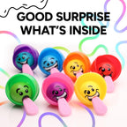 Capsule Vending Machine 2" Assorted Colors Round Capsules Empty - 50 pcs