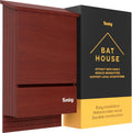 Bat House - Large Outdoor Bat Box with Double Chamber - Cedar Wood