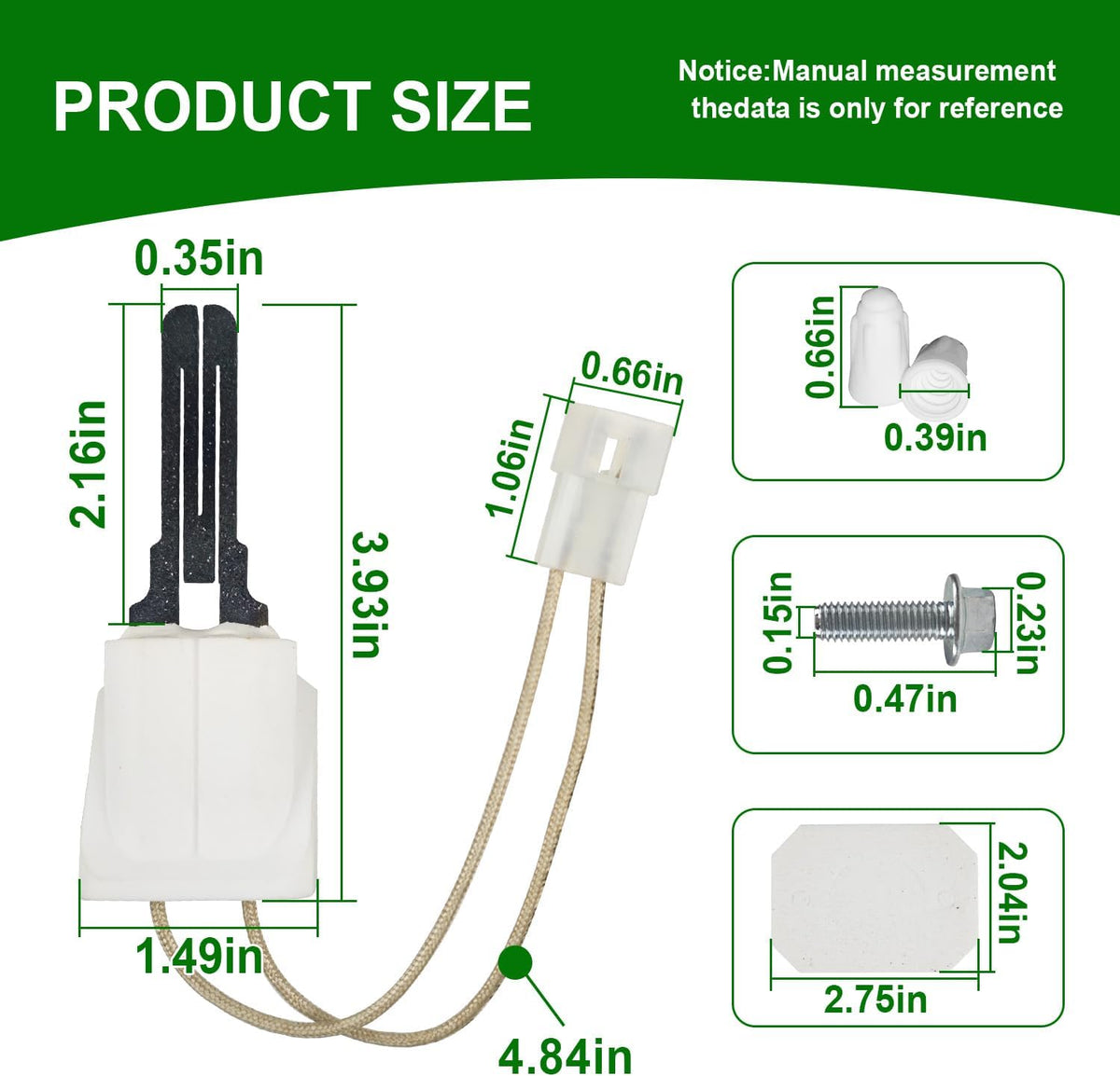 KIT03033 Furnace Hot Surface Igniter Compatible with Trane Roof Top Units