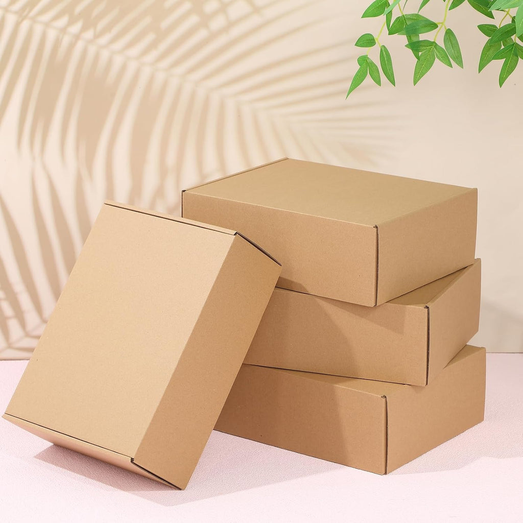 100 Pcs 12x9x4'' Shipping Boxes Corrugated