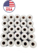 Bizerba Scale Labels Blank White Thermal Label Rolls Compatible with Multiple Printers (8400B, 24 Rolls)