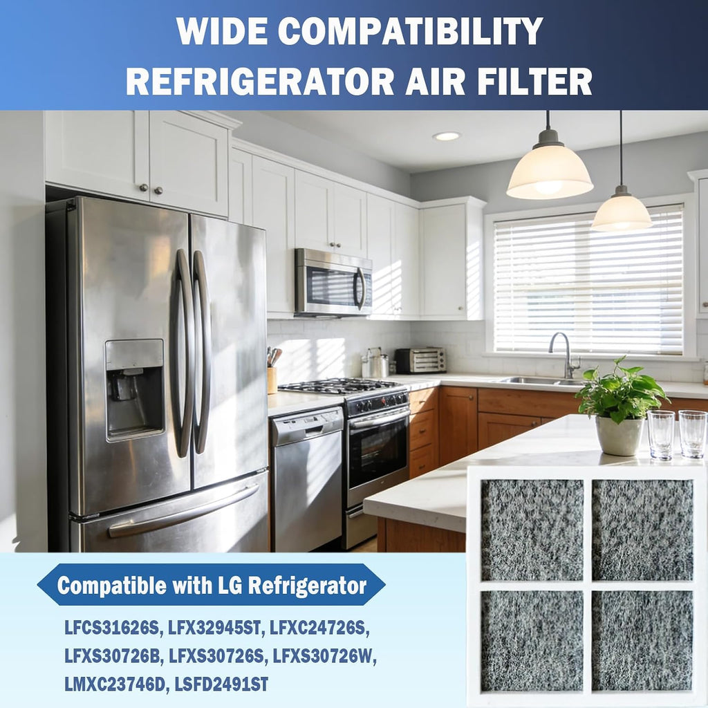 Refrigerator Air Filter Fit for LG LFXS30726S, LFXC24726S, LFCS31626S