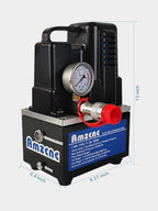 AMZCNC 110V/120V 10K PSI Electric Hydraulic Pump, Single Acting