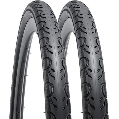 2-PCS 26x1 3/8 (37-590) Road Bike Tires Compatible with 26 x 1 3/8 26x1 3-8 Bike Bicycle Tires (Y-1281)