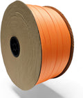 3/4 in x 1650 ft. x 2700 Lb Break Woven Polyester Cord Strapping (Orange)