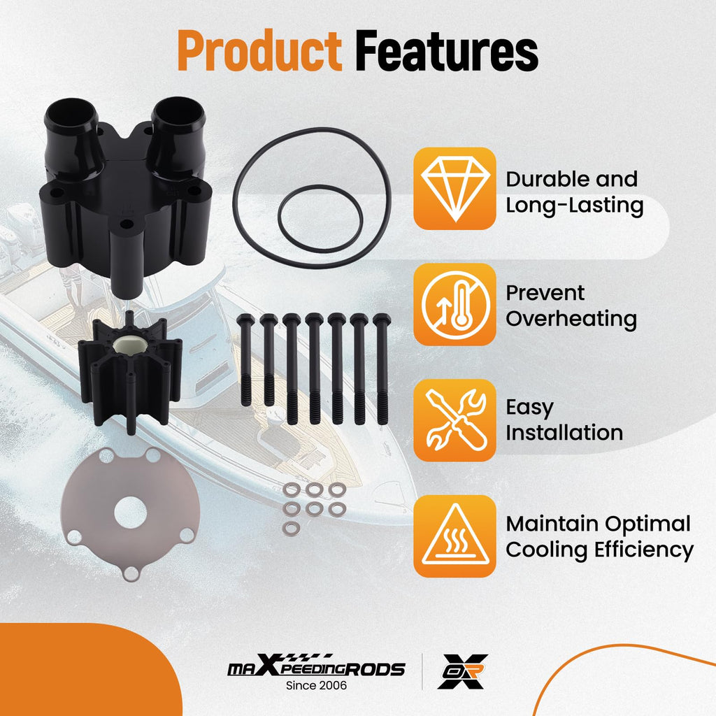 maXpeedingrods Water Pump Impeller Repair Kit for MerCruiser Engines