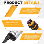 MECCANIXITY 2Pcs E3F-5DN2/5L Photoelectric Sensor Detection Distance 5M