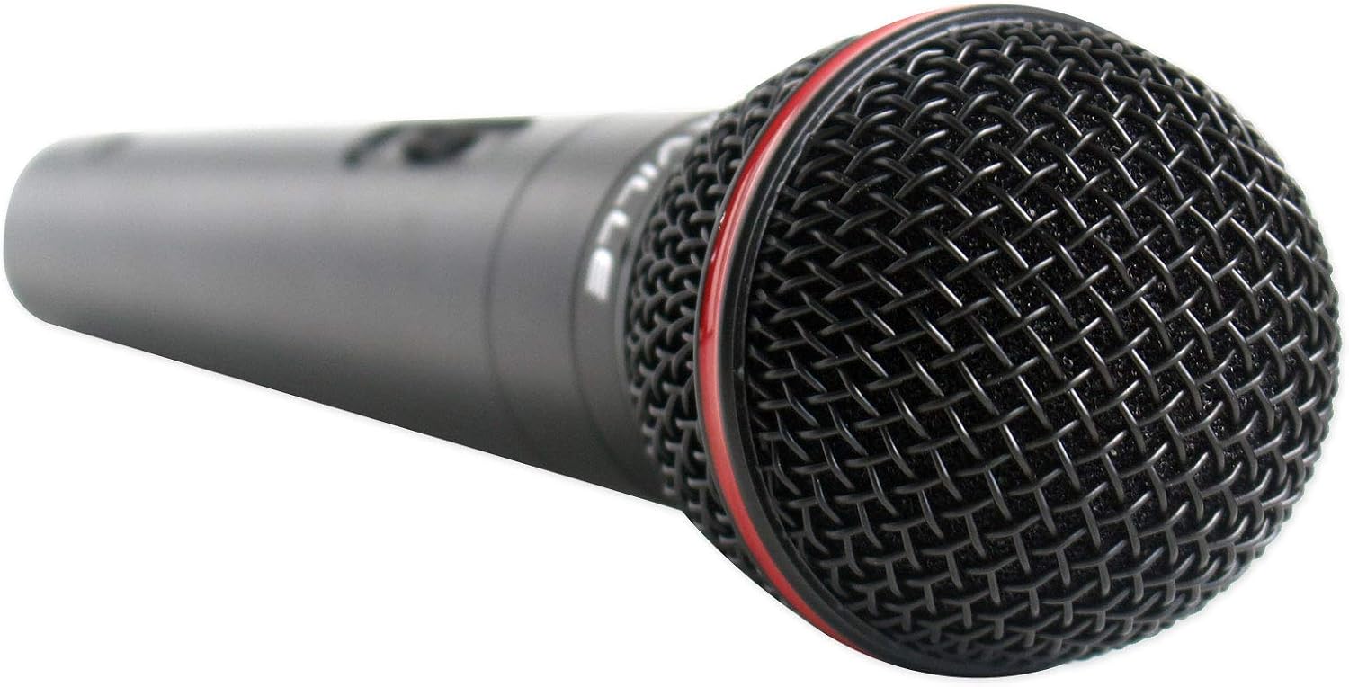 RMIC-SR Handheld Wired Dynamic Microphone for DJ/Vocal/Recording | Includes 2 OFC Cables (XLR-XLR/XLR-1/4"), Carry