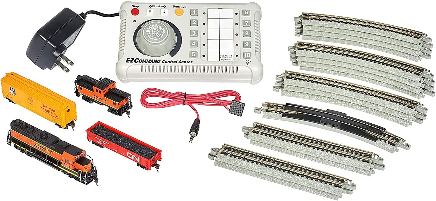 Trains Roaring Rails DCC Ready to Run Electric Train Set N Scale
