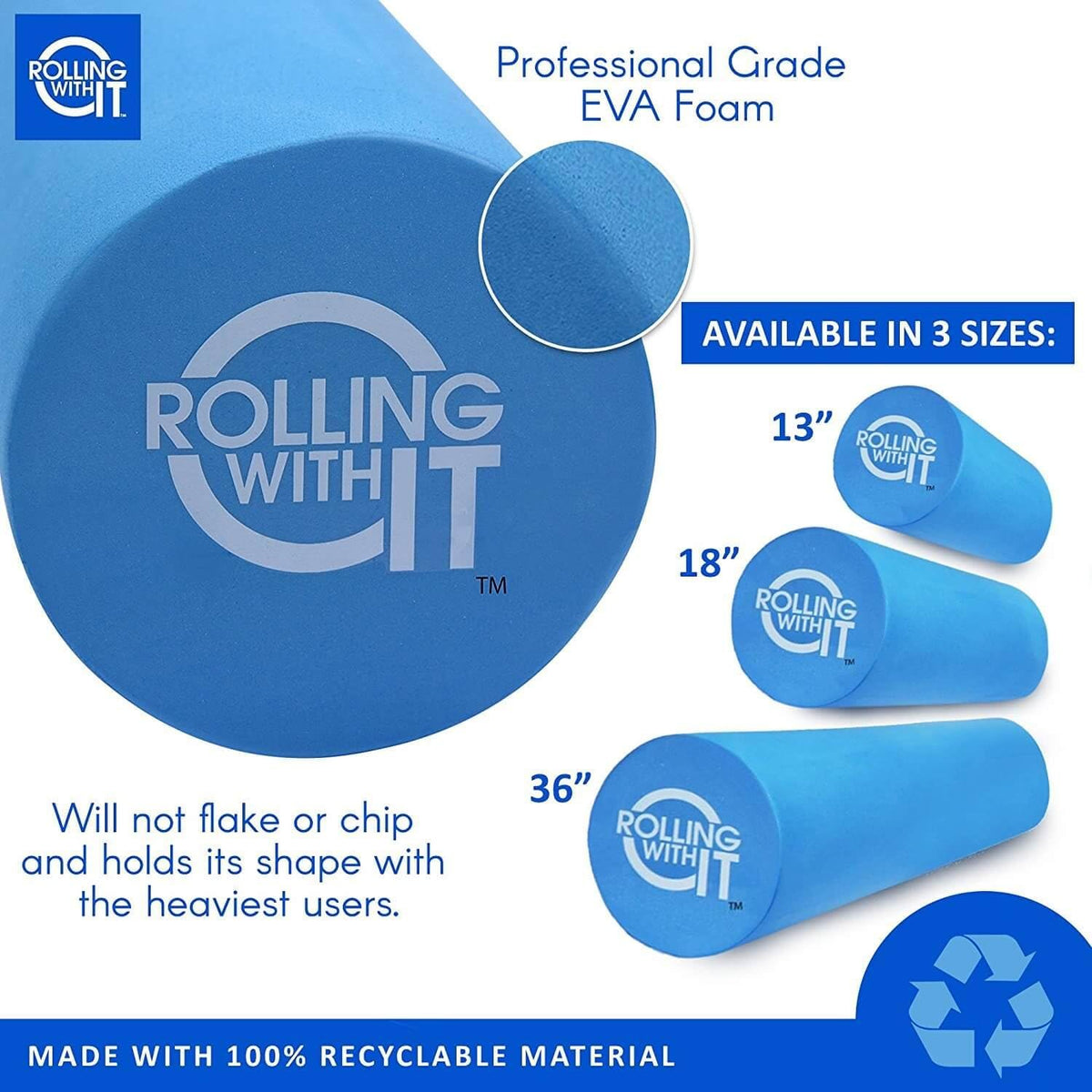 High Density Foam Roller for Physical Therapy