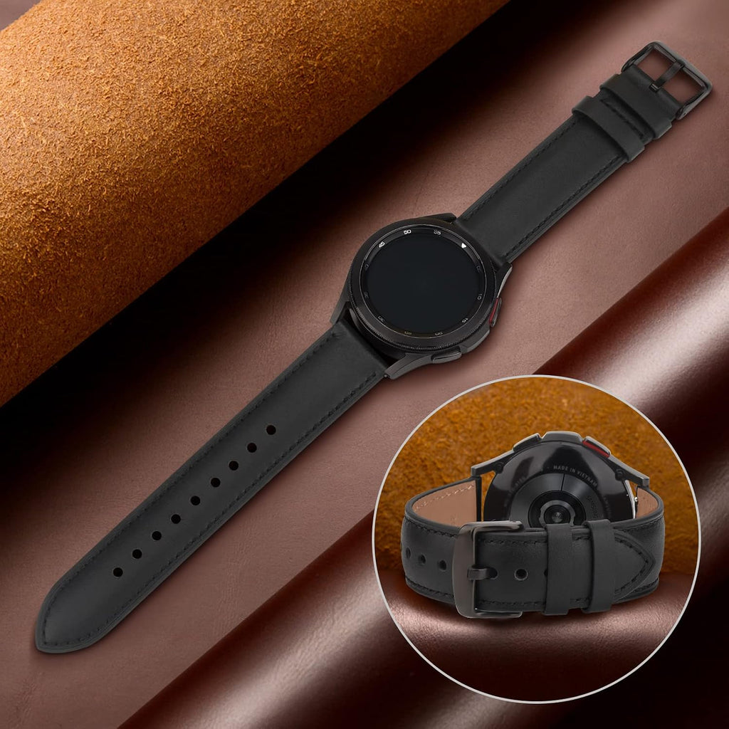 Quick Release Genuine Leather Watch Band 20mm 22mm Watch Strap, Top Grain Leather Watch bands for Men Women