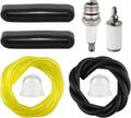 794-00055A Spark Plug Air Filter for Troy Bilt Craftsman 25cc 27cc Weed Eater WS2200 WS210 WC210 WC2200 TB32EC TB21EC TB22EC TB22 TB25CB TB252S TB35EC Fuel Line Primer Bulb Air Filter