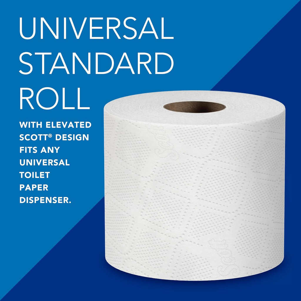 Standard Roll Toilet Paper, Bulk, 20 Rolls (13607)