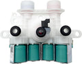 Washing Machine Water Inlet Valve Assembly for Whirlpool Cabrio WTW5105HW0 WTW7500GC2 WTW7500GW2 WTW8500DC5 WTW7500GW WTW8500DC2 WTW5105HW1 WTW8500DR2 WTW7500GW WTW7500GC0 WTW7500GW0 WTW8500DC0
