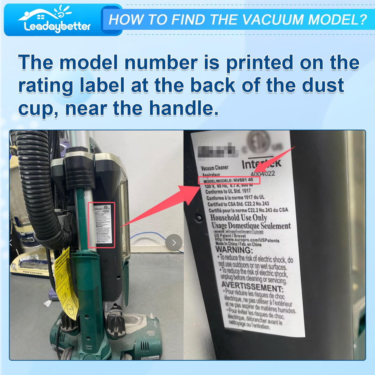 Vacuum Filter Replacement for Shark Rotator DuoClean Lift Away