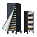 Commercial Bread Pan Rack Cover 28"x23"x64" - Black