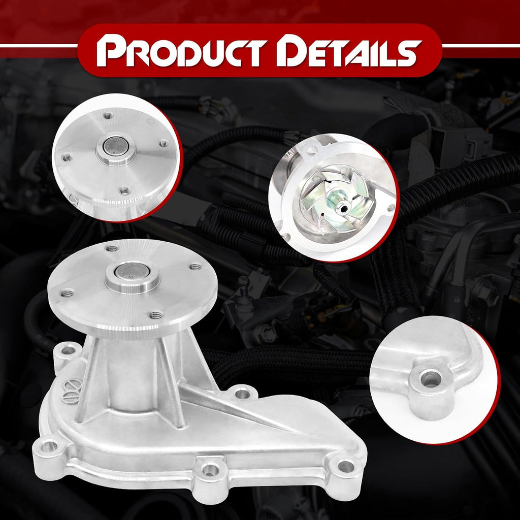 Engine Water Pump with Gasket, Compatible with Hyundai ＆ Kia