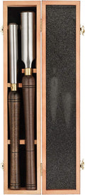 2-Piece HSS Roughing Gouge Wood Turning Lathe Tools Set | Pre-sharpened high speed steel blades maintain sharp edges