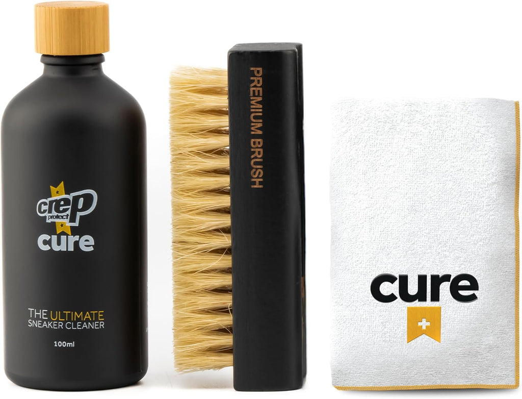Sneaker Cleaner Kit - Deep Cleaning Shoe Cleaner for White Shoes, Leather, Suede, Nubuck & Canvas | Brush, Solution &
